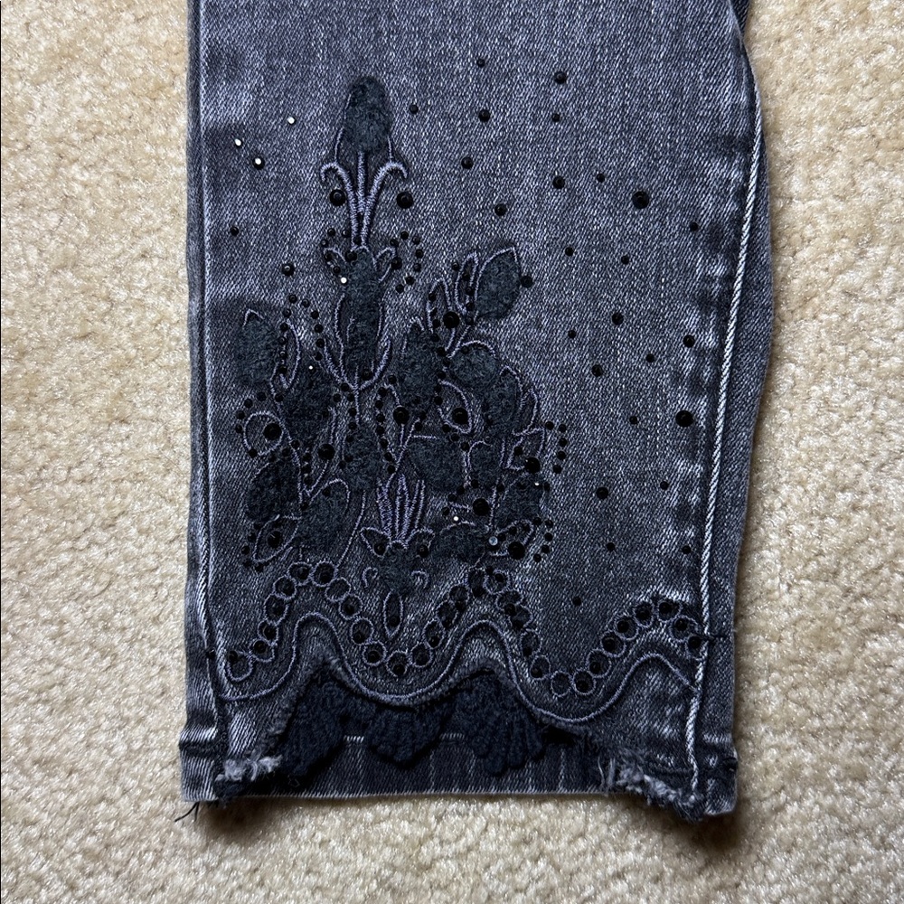 Charlie B skinny jeans with embellishment - Picture 6 of 9